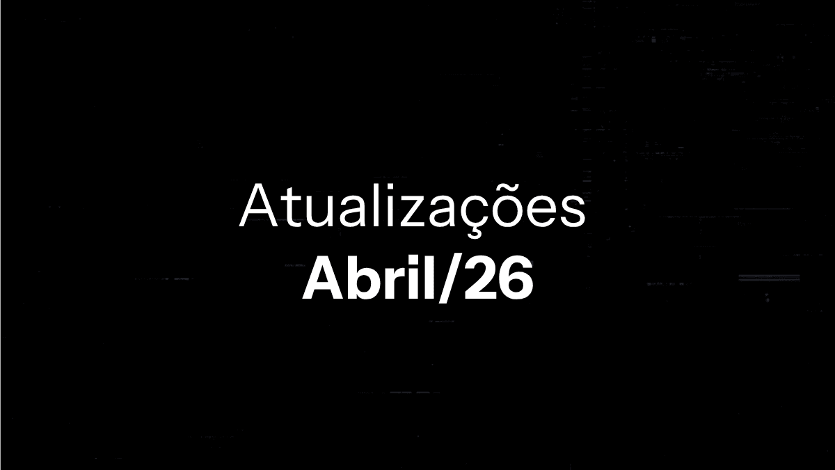 Atualizações de abril — o que mudou no Stacky